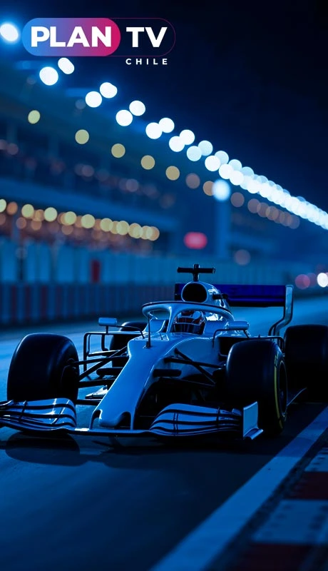 Escena de película de acción con autos corriendo disponible en IPTV Chile PLANTV