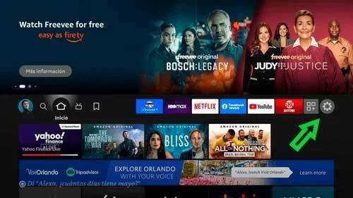 Configuración de Fire TV Stick para permitir la instalación de aplicaciones externas