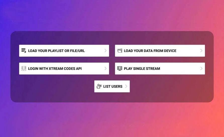 Amazon Fire TV Stick con la aplicación IPTV Smarters Player en funcionamiento