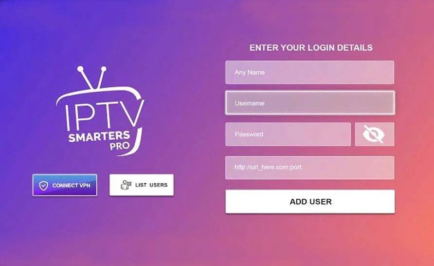 Fire TV Stick con IPTV Smarters Player