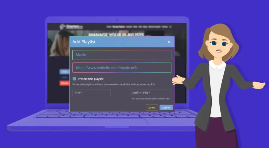 Paso 4: Conectar la lista de reproducción y disfrutar en Smarters IPTV